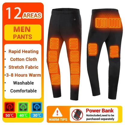 Winter Heated Underwear Pants Set