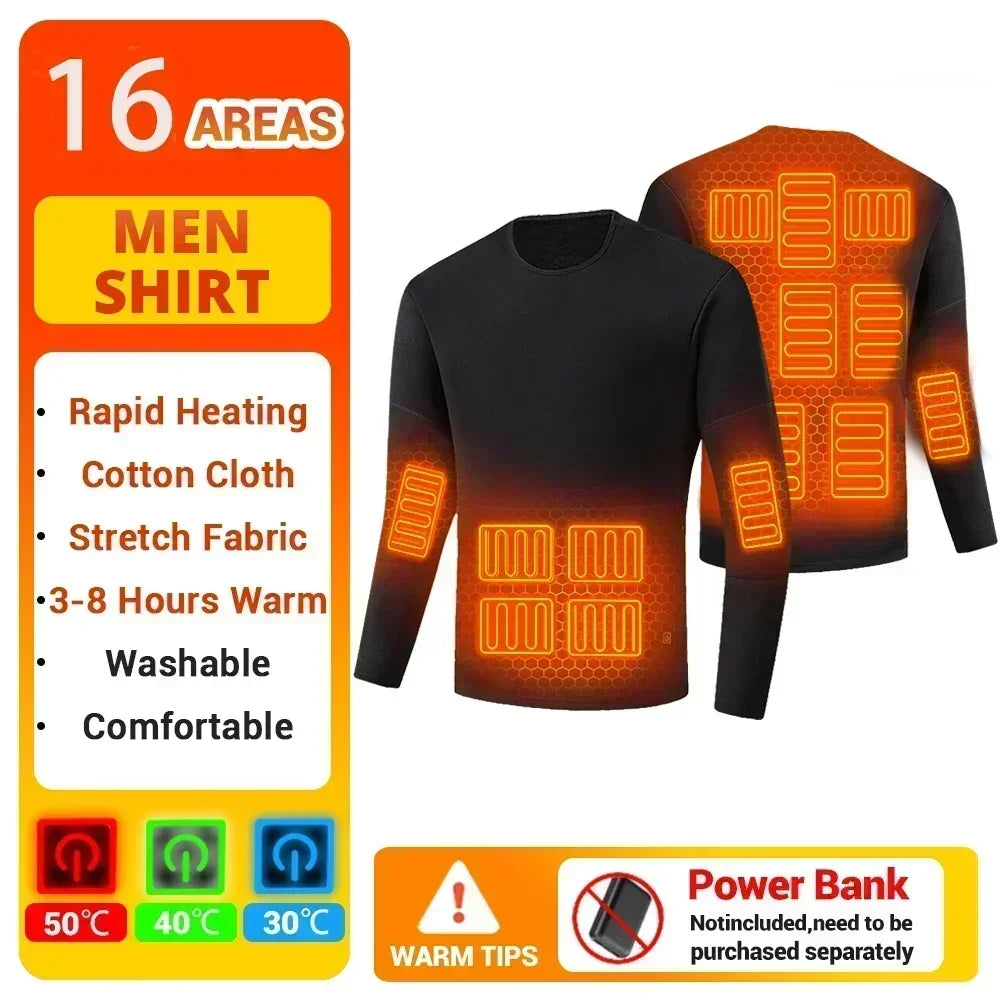 Winter Heated Underwear Pants Set